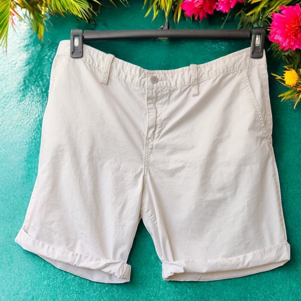 CALVIN KLEIN Cotton Bermuda Shorts - Size 14